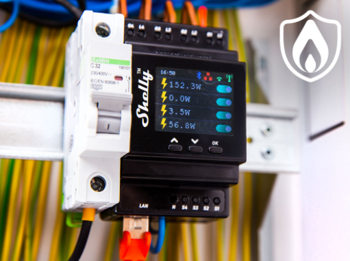 Shelly Relais Pro Line 4Pro PM