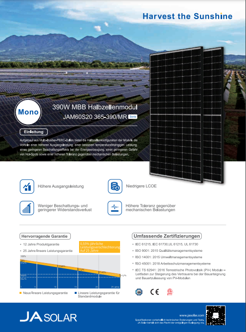 Balkonkraftwerk Hoymiles HM-300 Watt 385Wp Solarmodul