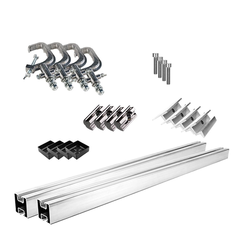 Solarmodulhalter Balkongeländer 30/35mm Rahmenhöhe